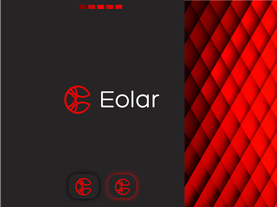 Eolar - Logo Design brand identity branding computer connect data e logo internet logo logo design minimal modern network smart tech software startup symbol tech tech company technology visual identity design