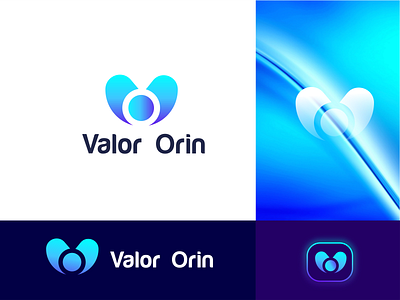 Modern Abstract Logo Design (V+O) - Logomark