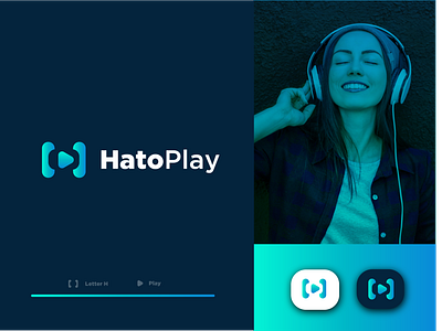 HatoPlay Music Logo Design