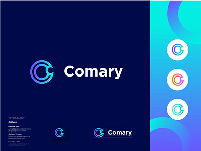 Comary Logo Design Concept Modern Trendy Logo brand brand identity branding design c logo connect crypto fintech futuristic internet lettermark logo logo design marketing agency modern logo software startup symbol tech technology visual identity design