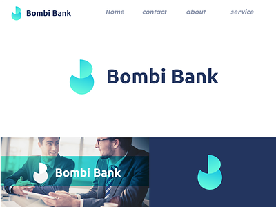 Bombi Bank Logo Design