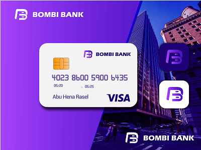 Bombi Bank Logo Design Concept-02
