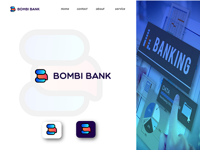 Bombi Bank Logo Design Concept-03