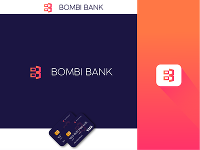 Bombi Bank Logo Design Concept-04