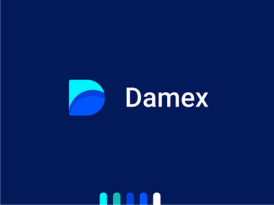 Damex Modern Corporate Identity Logo Design app icon brand identity branding creative d letter logo d logo digital agency finance flat letter mark logo logo and branding logo design looking designer minimal minimalist logo modern logo need logo startup visual identity