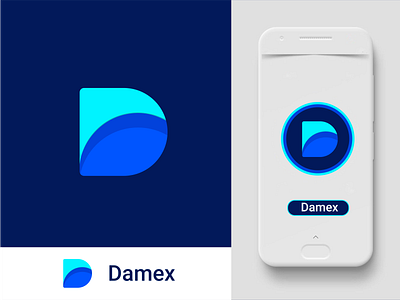 Damex Modern Brand Identity Logo Design agency logo app icon brand identity branding branding design d logo digital agency flat logo logo logo design logomark logotype looking logo minimal need logo new company logo professional startup symbol technology