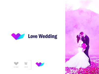 Love Wedding Logo Design