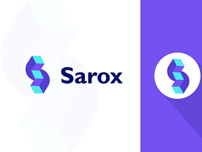 Sarox Brand Identity Logo Design S Logomark