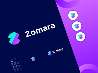 Zomara - Z Letter Logo Design Concept app logo brand brand identity branding business communication company design development logo design logo designer logomark logotype minimal modern smart tech software logo technology z abstract logo z logos