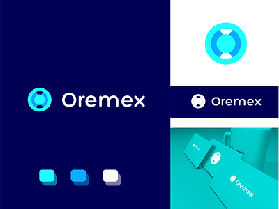 Oremex Modern O Letter Logo Design Identity