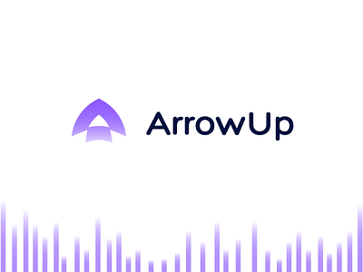 ArrowUp Logo Design arrow arrowhead brand brand identity branding design designer graphic icon identity industrial logo logo design logos minimal minimalist modern logo negative space logo software symbol tech