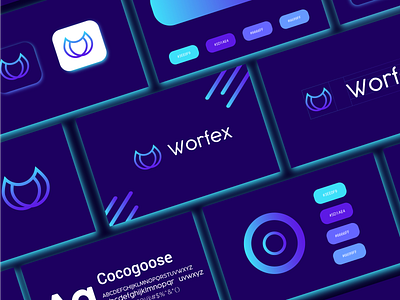 Worfex - Brand Identity brand brand guidelines brand identity brand style branding design colorful logo design agency graphicdesign icon logo logo design logo designer logodesign logomark logotype minimalist logo modern logo symbol typography visual identity