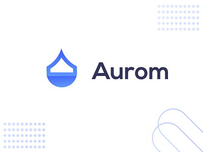 Aurom - Real Estate Logo Design