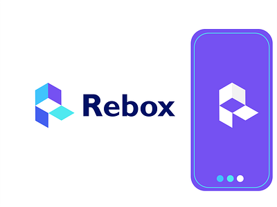 Rebox R Letter Logo mark