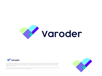 Varoder Brand Identity Logo Mark brand identity branding design brandmark company logo corporate identity designer creative logo digital agency finance logo logo logo design logo maker logotype minimalist logo modern logo need logo need startup new business logo unique letter mark unique logo vector logo