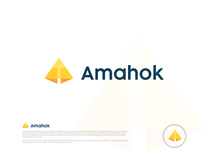 Amahok Logo Design - A Letter Logotype