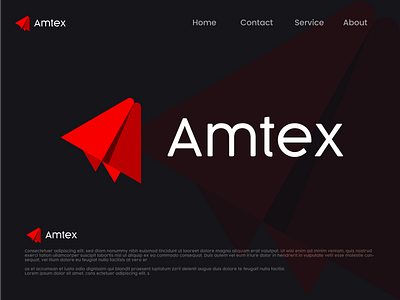 Amrex Logo Design