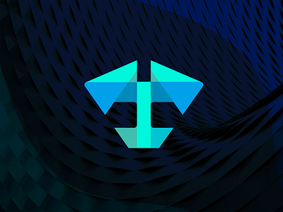 T Abstract App Logo Symbol
