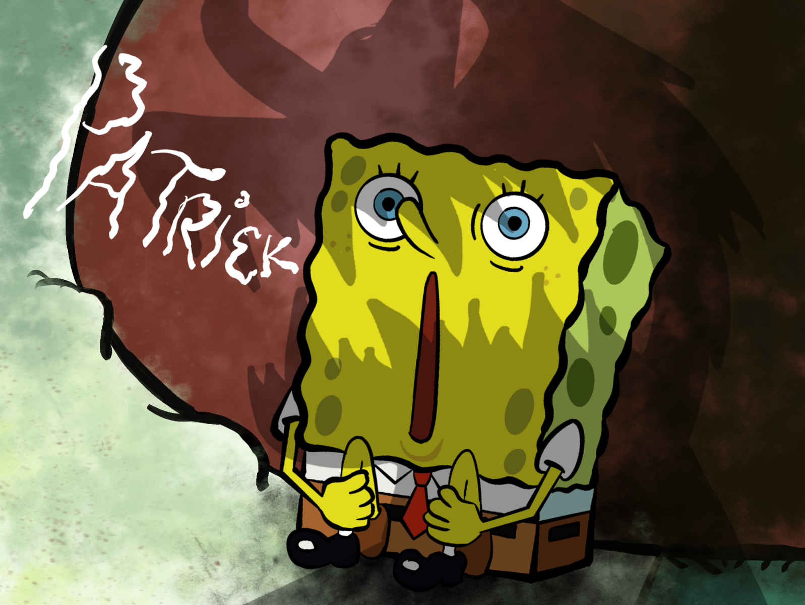 Scared Spongebob By Arya Studios On Dribbble