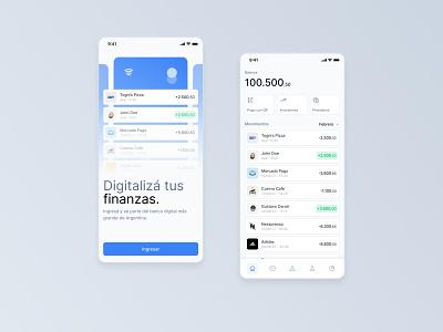 💳 Digital bank app banking branding brubank design español graphic design mobile modern uala ui ux