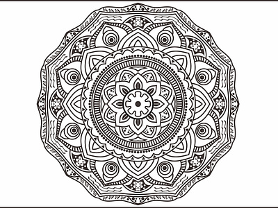 Mandala Design design illustration vector