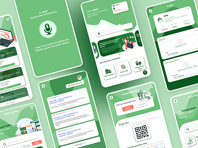 UI for hospital queue app app design flat mobile app mobile design mobile ui ui ux