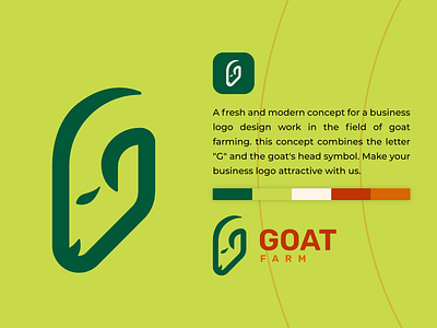 Goat Logo branding design farm logo goat logo modern logo simple logo