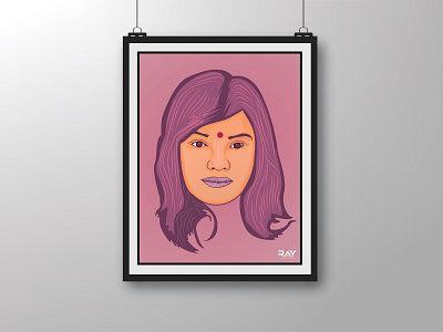 Vector Portrait - Fariya Binta