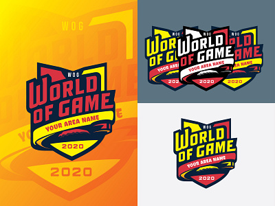 Logo - World of Game brand brand identity brand logo branding gaming logo icon icon design identity design illustration logo logos mark mascot design mascot logo rayphotostration symbol icon typography vector