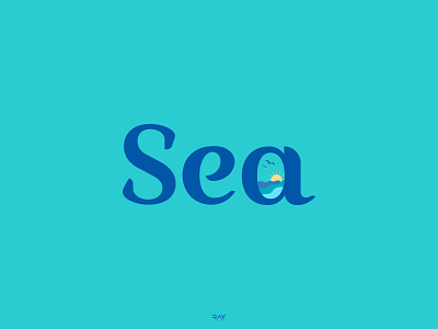 Sea brand brand logo branding creative logo illustration logo logo icon logo mark minimal minimal logo rayphotostration sea illustration sea logo sea wordmark logo simple logo trendy design wordmark wordmark logo