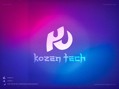 Kozen Tech brand identity brand logo branding combination mark icon icon design japanese icon japanese icon mark japanese it logo japanese logo letter k and t logo letter k logo letter logo logo logo icon logo mark modern logo rayphotostration simple logo symbol