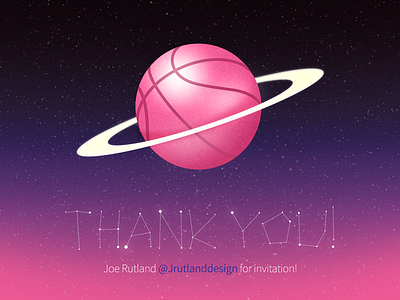 Hello dribbble! hello planet thank you