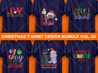 Christmas T-Shirt Design Bundle Vol. 02