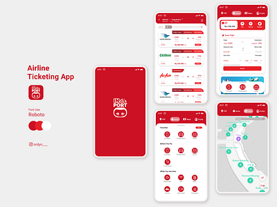 Redesign Indonesia Airports by PT Angkasa Pura II airline app airliner airlines airplane airport app booking app booking page booking system flat design mobile design ticket app ticket booking ticketing tickets travel app travelling ui uxui