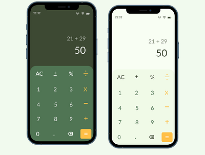 Calculator DailyUI#004 design mobile app ui uiux ux