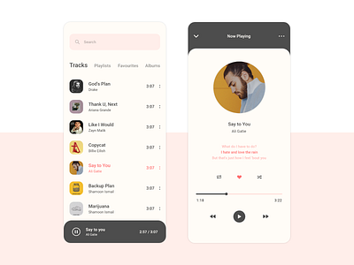 Music Player App - Concept UI