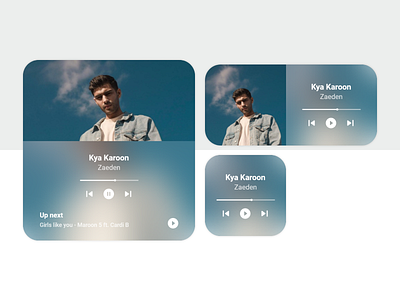IOS 14 Music Widget - Concept Design ios ios app ios14 music music app widget widgets