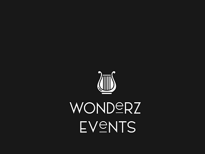 Wonderz Events Logo branding event branding events logo