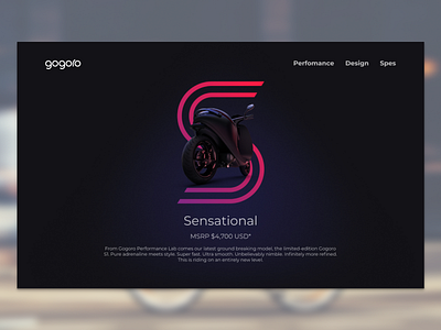 UI design. Gogoro. 3\3