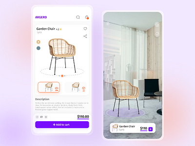 AR online store concept