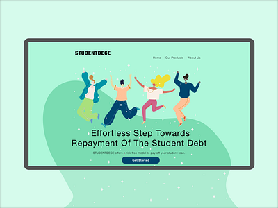 Landing page Student Debt Repayment