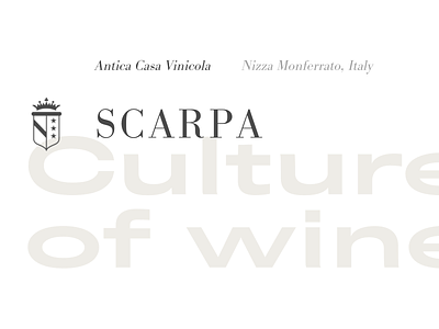 Titles typography web design wine