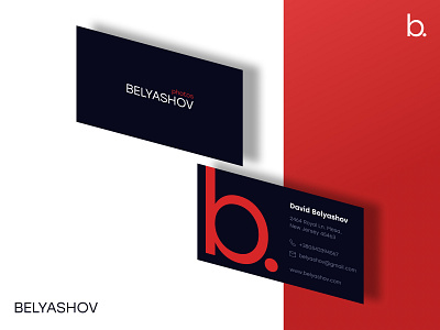 Business card for a photo studio