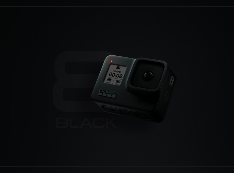 3D GoPro Hero 8 Black by Quantin Mannechez on Dribbble