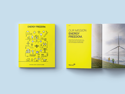 Mercury Energy Annual Report 2019 annual report editorial design layout design