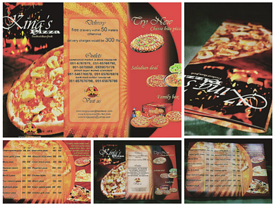 Brochure design- King's pizza