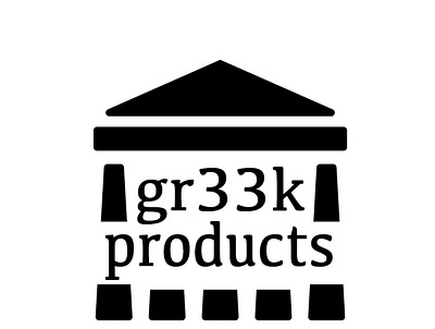 gr33k products branding design icon logo