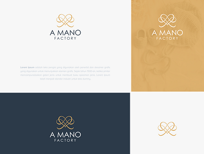A MANO brand identity branding logo