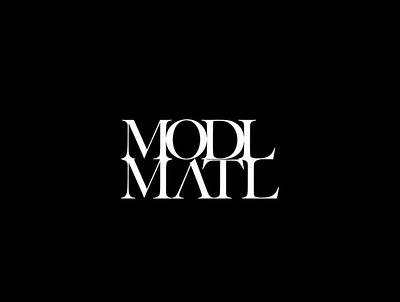 MODLMATL Logo bespoke clothing design fashion japan japanese logo logodesign luxury osaka serif vintage wordmark