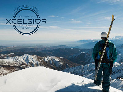 Xcelsior Ski branding gear gear brand modern logo ski skigear skiing